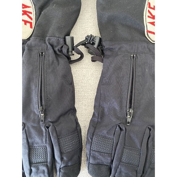 Lake Cycling Winter Gloves Ski Snowboarding Driving Warm Zip Pocket Adjustable - Picture 3 of 8